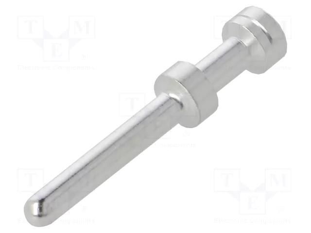Contact; male; copper alloy; silver plated; 0.75mm2; 18AWG; 16A ILME CCMA0.7