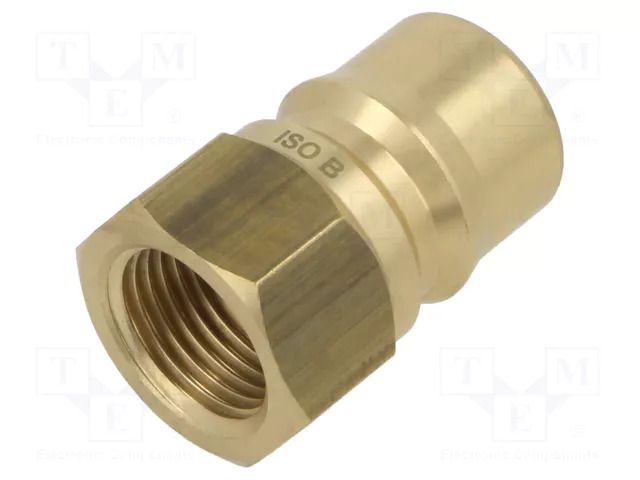 Quick connection coupling; max.160bar; G 1/2"; brass; -20÷110°C PNEUMAT 246.54