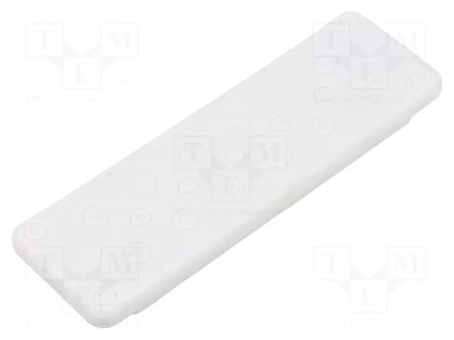 Multigate grommet; elastomer thermoplastic TPE; Holes no: 17 HT HI TECH POLYMERS HEL-DP24-17-TPE