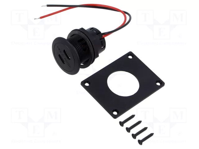 USB power supply; USB C socket x2,USB C Power Delivery; 3A PRO CAR PROCAR-67372550