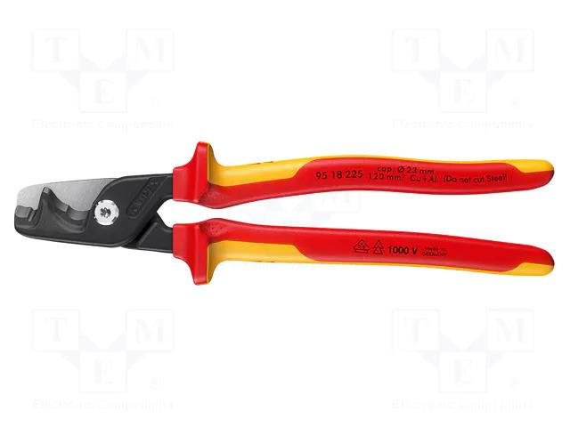 Cutters; cutting; for cutting copper and aluminium cables KNIPEX KNP.9518225