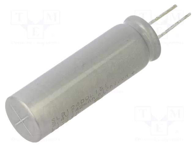 Re-battery: Li-Ion; Urated: 2.4V; Charging voltage: 2.8V; ESR: 60mΩ NICHICON SLB12400L1511CN