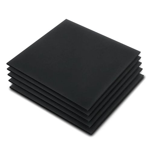 Black poured plexiglass - 3mm - 200x200mm - 5pcs. MSL-22776 5907255403028
