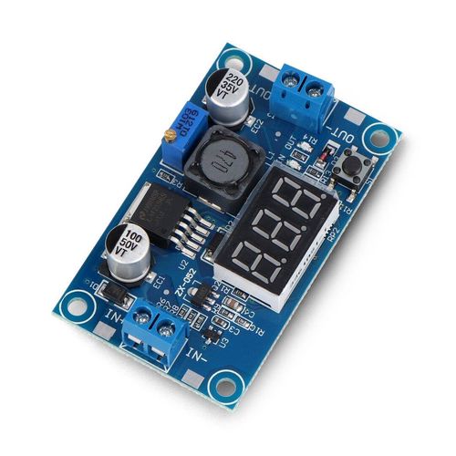 Step-Down Voltage Regulator with Display LM2596 - 3.2V-35V 3A MOD-04871 5904422359560