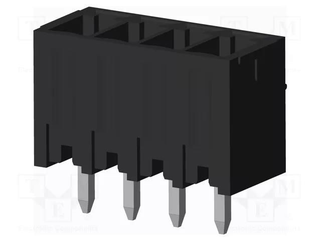 Pluggable terminal block; 3.5mm; ways: 4; straight; socket; male AMPHENOL ANYTEK OQ0412000000G