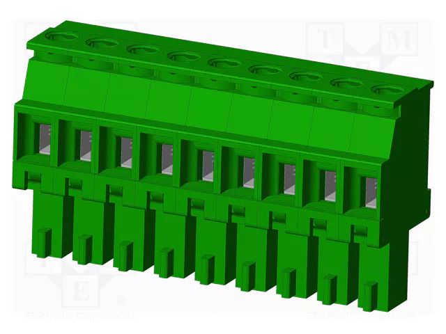 Connector: pluggable terminal block; plug; female; TS; 8A; 300V AMPHENOL ANYTEK TS09315A0000G