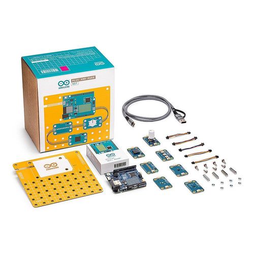 Arduino Plug and Make Kit - set of Arduino Uno R4 WiFi and 7 Qwiic modules - AKX00069 ARD-25036 7630049204843