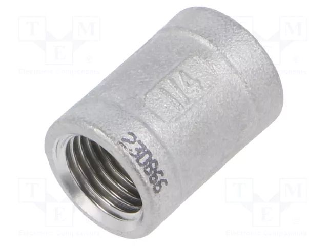 Muff; threaded,straight; max.10bar; 24mm; Thread: G 1/4" internal PNEUMAT 3000-1/4-ES