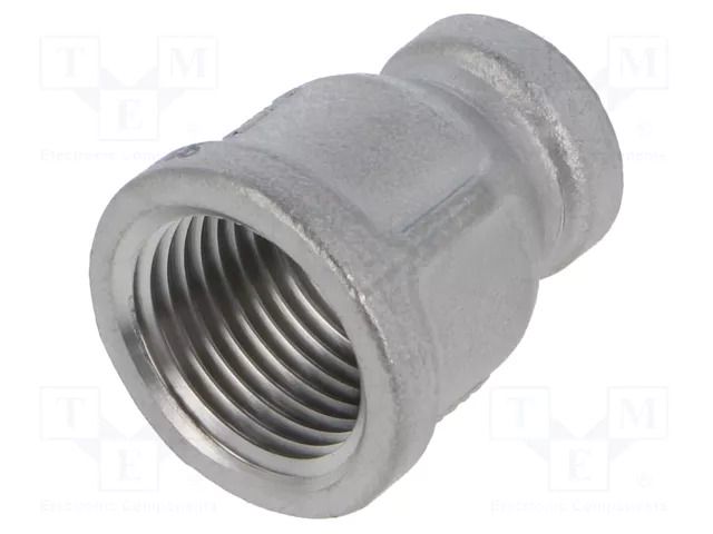 Muff; threaded,reductive; max.10bar; 31mm PNEUMAT 3010-1/2-1/4-ES