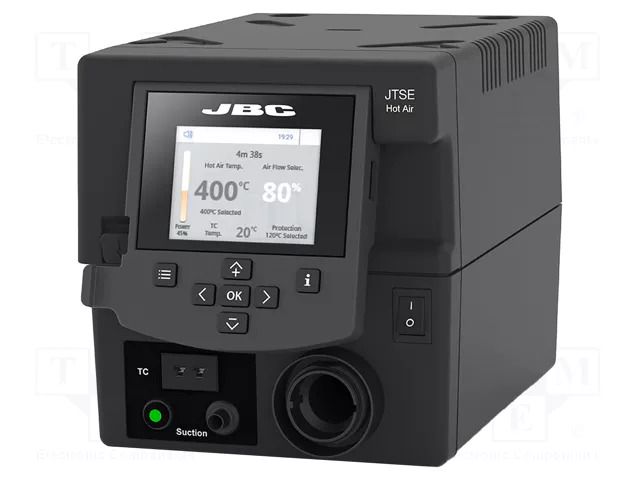 Station: control unit; 700W; 150÷450°C; 230VAC; Display: LCD; ESD JBC TOOLS JBC-JTSE-2UA