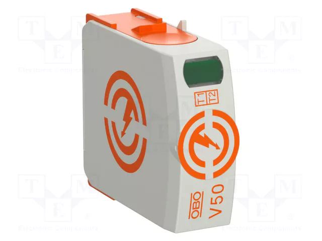 Cartridge for surge arrestor; Type 1+2; Poles: 1; 30kA; 385VAC OBO BETTERMANN OBO-5093510