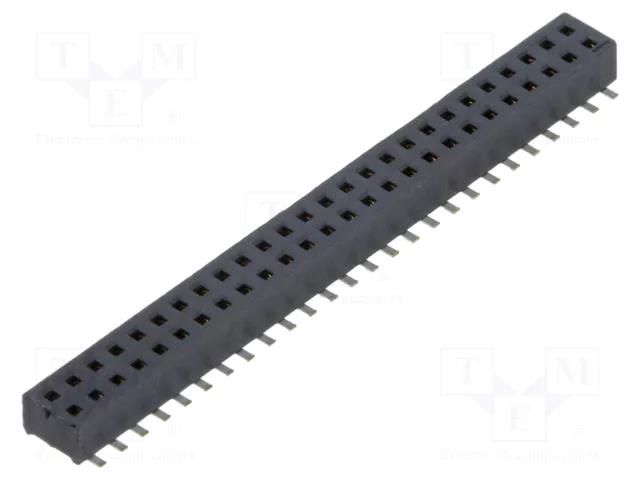 Connector: pin strips; socket; female; PIN: 52; vertical; SMT; 2x26 SAMTEC CLP-126-02-L-D