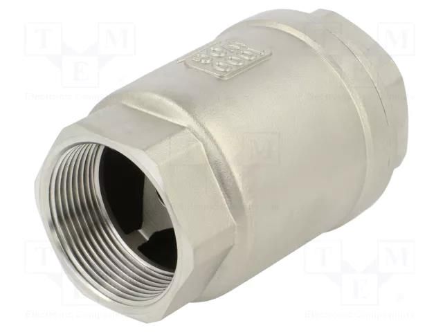 Check valve; acid resistant steel AISI 316; PTFE; max.16bar PNEUMAT FMZZG-112