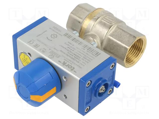 Ball valve; max.25bar; brass; TEFLON; Input thread: G 1" internal PNEUMAT ZKRX0-1D