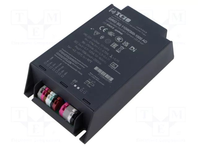 Power supply: switching; LED; 50÷160VDC; 70mA÷1.05A; 220÷240VAC TCI 145048