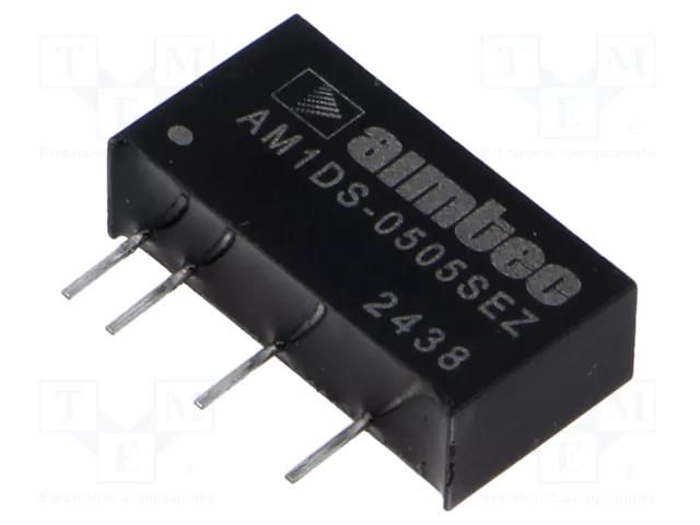 Converter: DC/DC; 1W; Uin: 4.5÷5.5VDC; Uout: 5VDC; Iout: 200mA; SIP7 AIMTEC AM1DS-0505SEZ