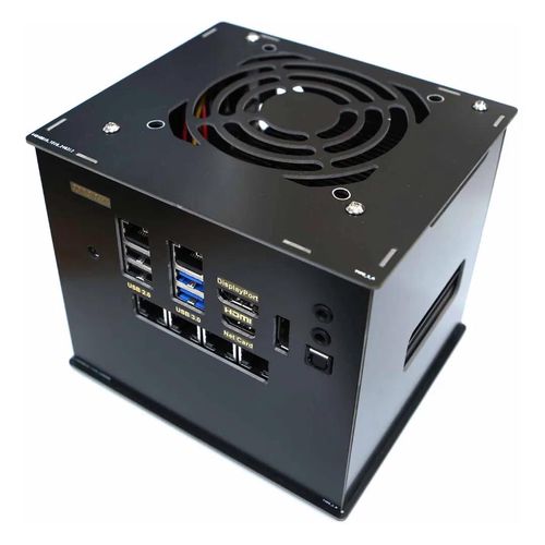 Case for Odroid H4/H4+/H4 Ultra - type 3 - black ODR-25366 8809543643703