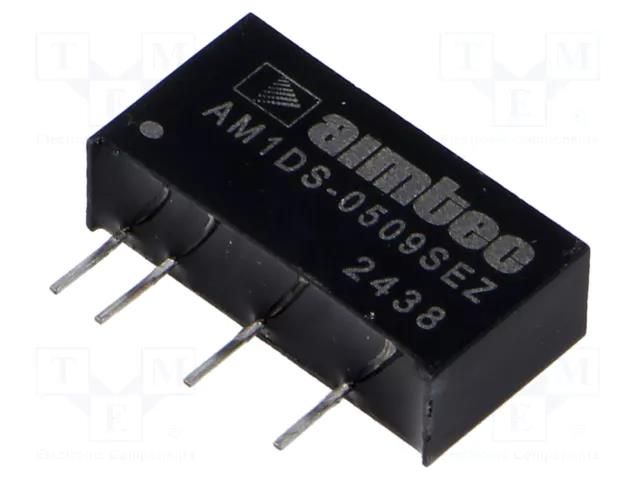 Converter: DC/DC; 1W; Uin: 4.5÷5.5VDC; Uout: 9VDC; Iout: 112mA; SIP7 AIMTEC AM1DS-0509SEZ