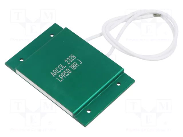 Resistor: power; screw; 18Ω; 50W; ±5%; LPR; 50x75x5.7mm ARCOL LPR50-18R-J