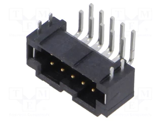 Connector: PCB to PCB; socket; male; PIN: 10; T2M; angled; 2.6A; THT SAMTEC T2M-105-01-L-D-RA