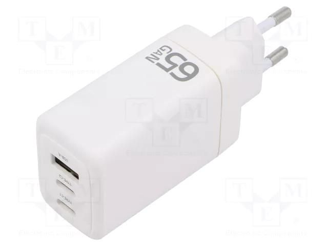 Power supply: switching; mains,plug-in,charger; 5÷20VDC; 3.25A QOLTEC ZSI-51822