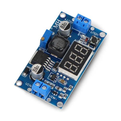 Step-Down Voltage Regulator with Display LM2596 - 3.2V-35V 3A MOD-04871 5904422359560