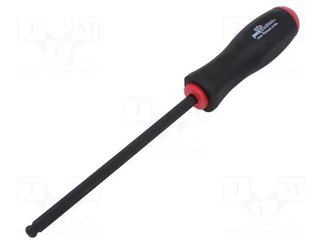 Screwdriver; hex key,spherical; HEX 8mm; Blade length: 162mm BONDHUS BONDHUS-10672