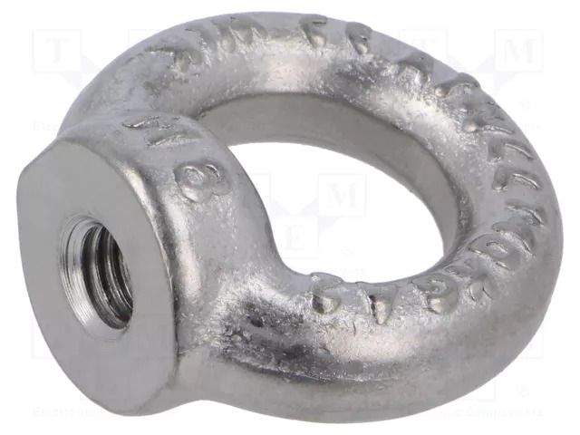 Lifting eye nut; eye; M8; A2 stainless steel; DIN 582; 20mm ELESA+GANTER DIN582-M8-NI