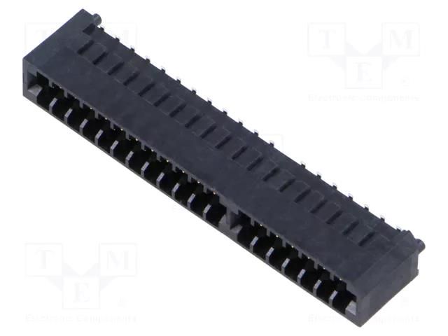 Connector: card edge; PIN: 40; SMT; on PCBs; 1mm SAMTEC MEC2-20-01-L-DV-K