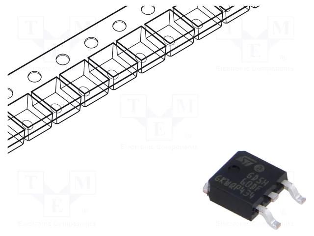 Transistor: IGBT; 600V; 5A; 83W; DPAK STMicroelectronics STGD5H60DF