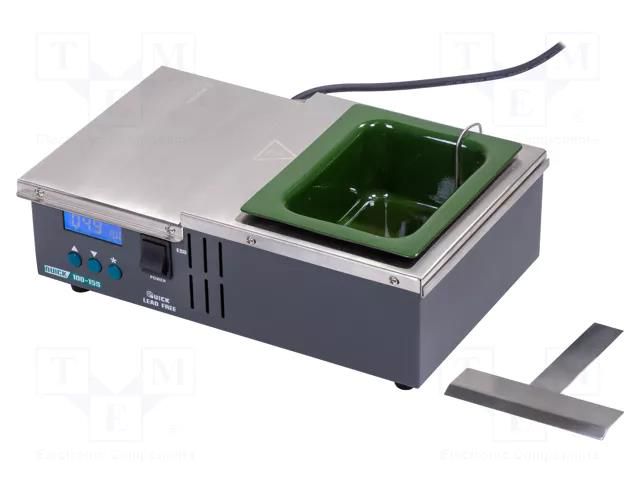 Device: soldering pot; 600W; 150÷450°C; 230VAC; 91x135mm QUICK POT-Q100-15S