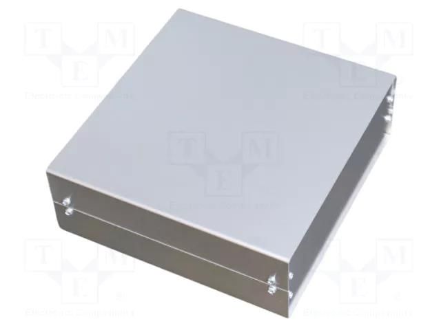 Enclosure: with panel; X: 260mm; Y: 250mm; Z: 90mm; aluminium KRADEX ZR250.260.90-RAW