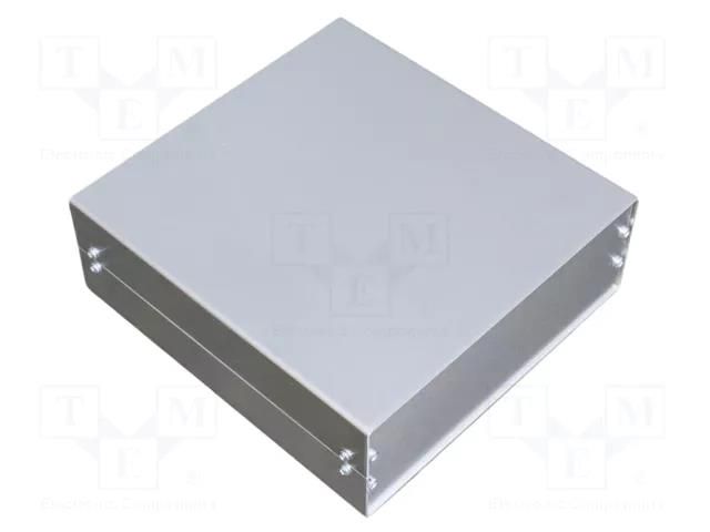 Enclosure: with panel; X: 250mm; Y: 260mm; Z: 90mm; aluminium KRADEX ZR260.250.90-RAW