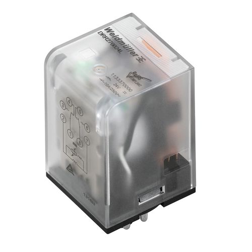 DRR273615L Elektrirelee, 115 V AC 2CO, AgSnO, 10 A, pistikühendus, Weidmuller 2765320000 4064675076872