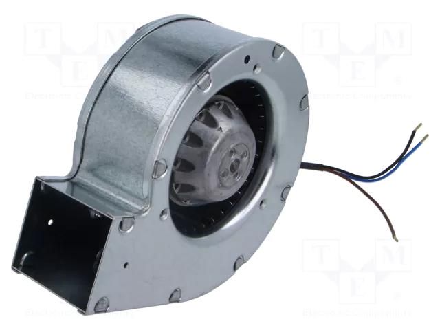 Fan: AC; blower; 230VAC; 143x137x53mm; 100m3/h; 55dBA; ball; 2050rpm EBM-PAPST G2E097-HD01-02
