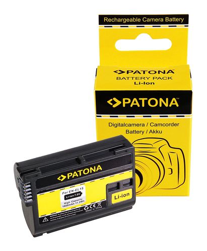 PATONA Battery EN-EL15 ENEL15 f. NIKON V1 D7000 D800 D800 Z6 Z7 100% DECODED , PATONA 1135 4260284328931