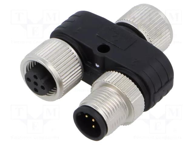 M12 adapter FY-M12B-05F-M12B-05F-Q-0100 DEGSON ELECTRONICS FYM12B05FM12B05FQ