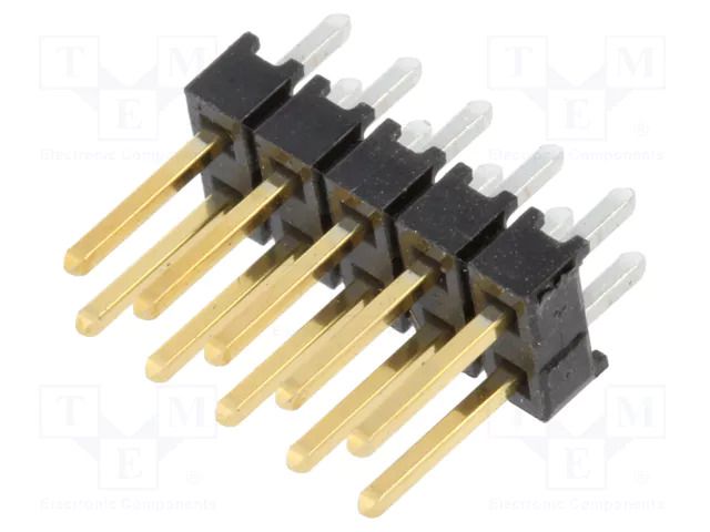 Connector: pin strips; pin header; male; PIN: 10; THT; straight SAMTEC TSW-105-07-F-D