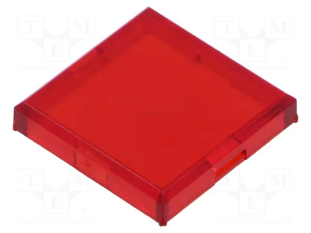 Actuator lens; red SCHLEGEL T25FRT