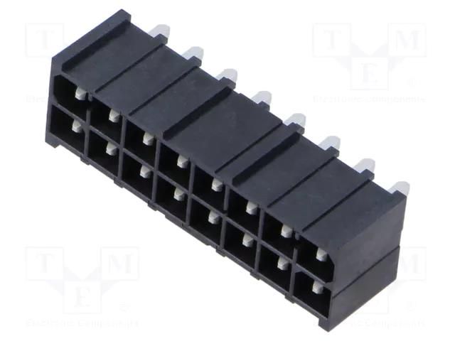 Connector: PCB-cable/PCB; socket; POWERMATE; male; PIN: 16; 4.19mm SAMTEC IPBT-108-H1-T-D-K