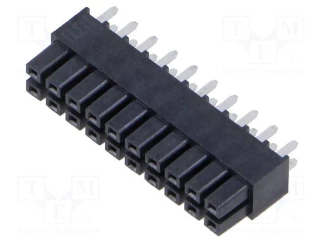 Connector: PCB to PCB; socket; female; PIN: 20; THT; miniMATE; 5.9A SAMTEC IPS1-110-01-L-D