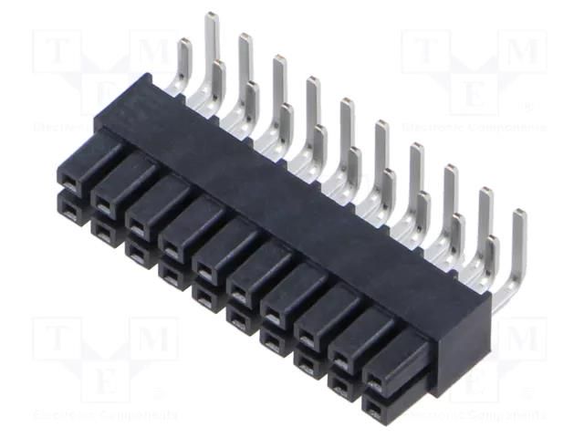 Connector: PCB to PCB; socket; miniMATE; female; PIN: 20; 2.54mm SAMTEC IPS1-110-01-S-D-RA