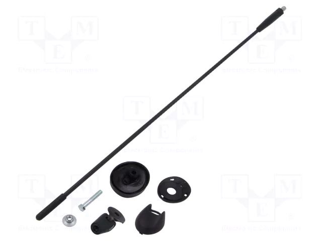 Antenna; car top,automotive; 0.41m; AM,FM; Ømount.hole: 10.2mm MTA 15-7657021