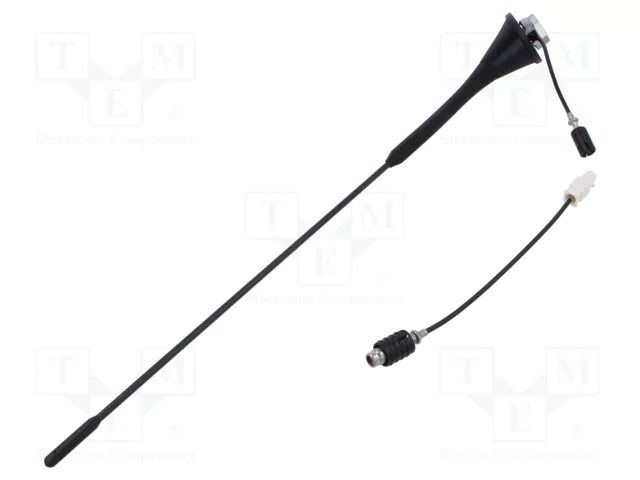 Antenna; car top,automotive; 0.4m; AM,FM; universal,kit; 0.18m MTA 15-7677882