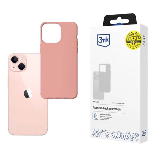 Case for iPhone 14 from the 3mk Matt Case series - pink, 3mk Protection 5903108476485 5903108476485