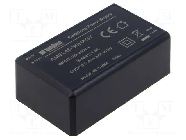 Converter: AC/DC; 45W; AMEL45-HAGY; PCB AIMTEC AMEL45-5SHAGY