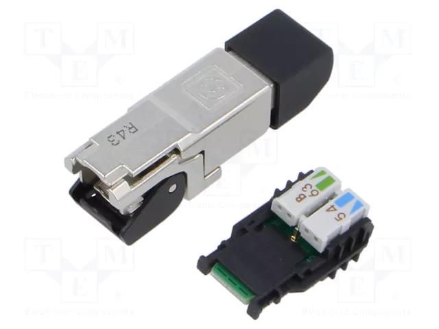 Connector: RJ45; plug; PIN: 8; Cat: 6a; shielded; 8p8c; 5.5÷10mm; IDC LAPP 21700616