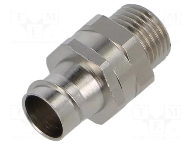 Straight terminal connector; nickel-plated brass; -50÷300°C LAPP LP-55502004