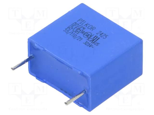 Capacitor: polypropylene; X2; 470nF; THT; ±20%; 15mm; -55÷105°C PILKOR PCX2339F60474