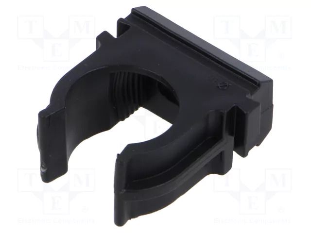 Bracket; polyetylene; FlexiPipe; black; Size: 16; -15÷80°C TIE10 TTC16/BK